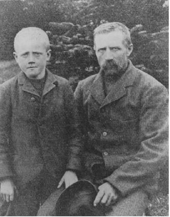 Poul Kristensen og sønnen Niels